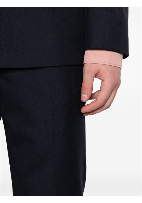 Navy blue single-breasted suit - men DRIES VAN NOTEN | 2410203008218509